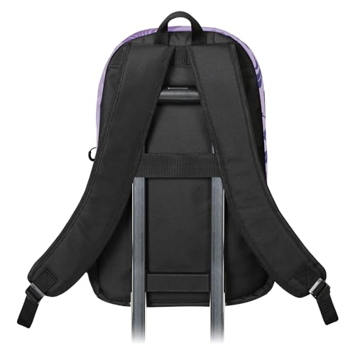 006 Mochila de Lilo y Stitch de Disney, color Lila, tamaño 30 x 41 cm, Capacidad 22 L