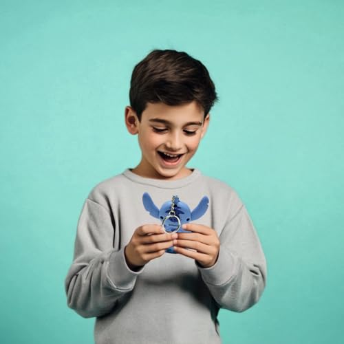 010 Stitch de Disney, Consola de Juegos portátil, Compañero Interactivo y Educativo para niños, 8 categorías de Juegos, Pantalla de Color, Azul