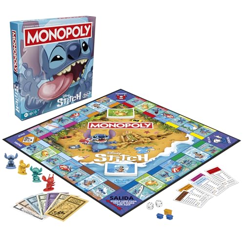 013 Juego de Mesa Monopoly Edición Disney Stitch