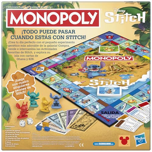 013 Juego de Mesa Monopoly Edición Disney Stitch