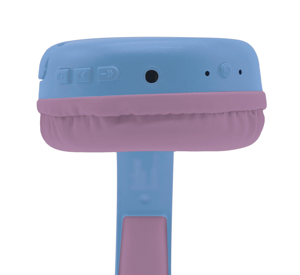 033 LEXIBOOK - Disney Stitch - Auriculares 2 en 1 Bluetooth y con Cable con micrófono y botón de Control, Plegables y Ajustables, Batería Recargable de Larga duración - HPBT010D