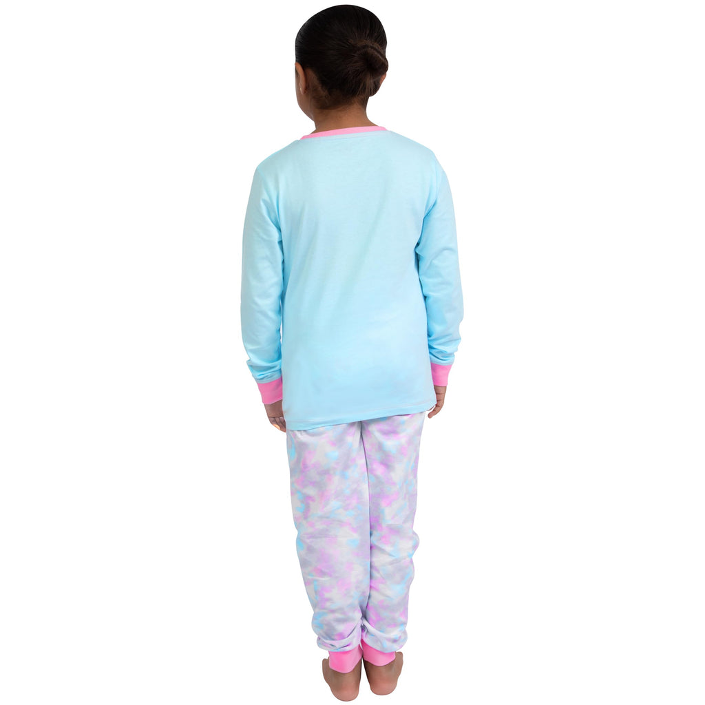 018 Pijama Lilo & Stitch Tie-Dye para Niñas | Talla 9-10 años | Ropa de Dormir Oficial Disney Azul