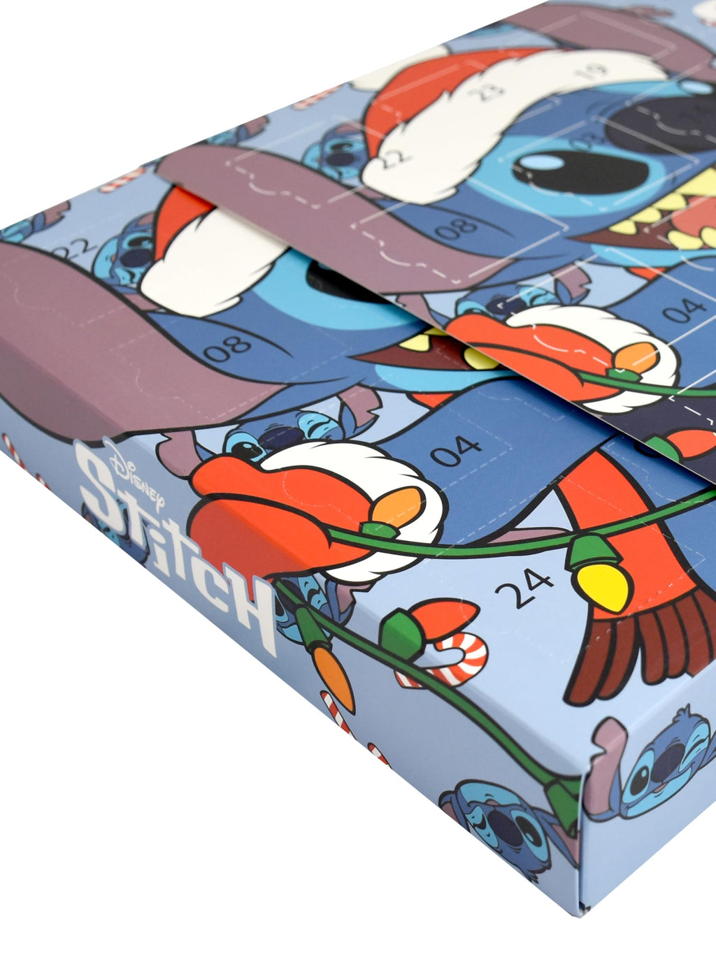 005 United Labels Disney Lilo & Stitch Calendario de Adviento con 12 pares de calcetines para mujer, tamaño 35-41, calendario con zapatillas y calcetines largos, calendario de Navidad regalo