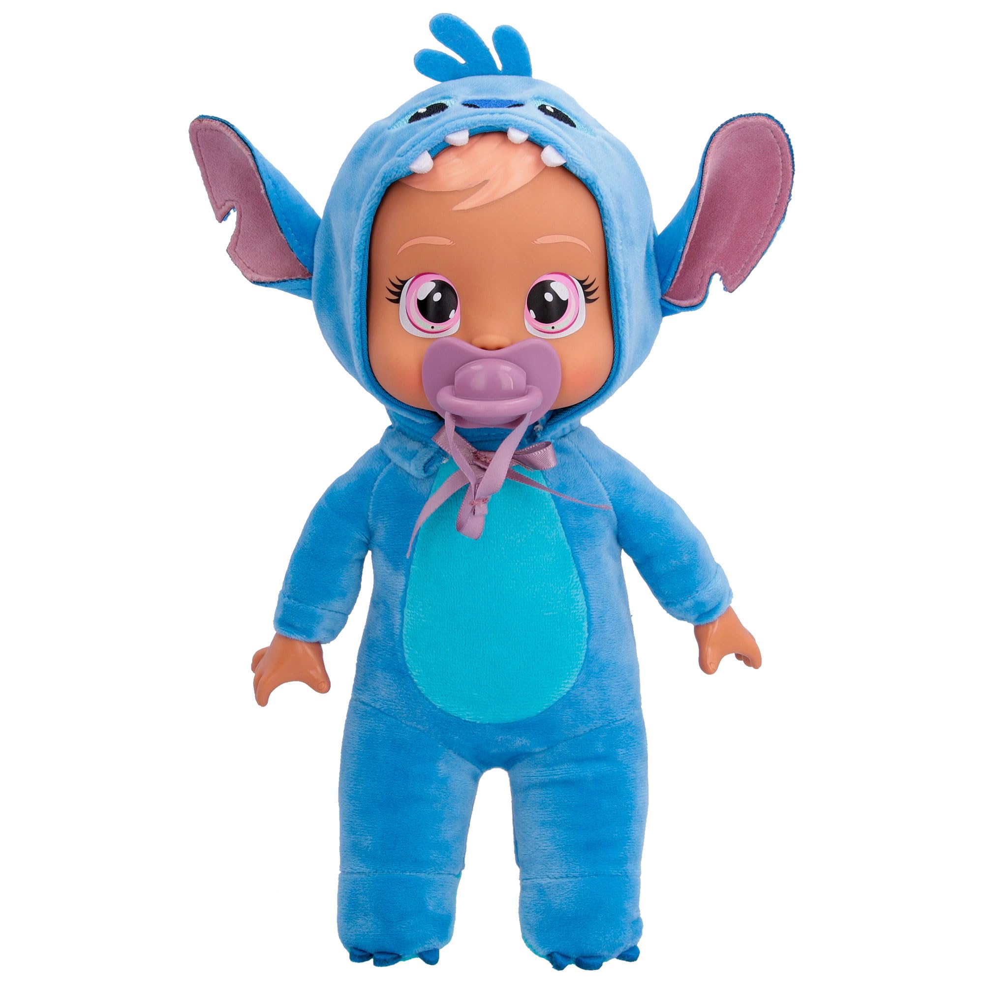 017 Bebé Llorón Stitch de Disney en formato Tiny Cuddles, Llora Lagrimas de Verdad Incluye Pijama Disney