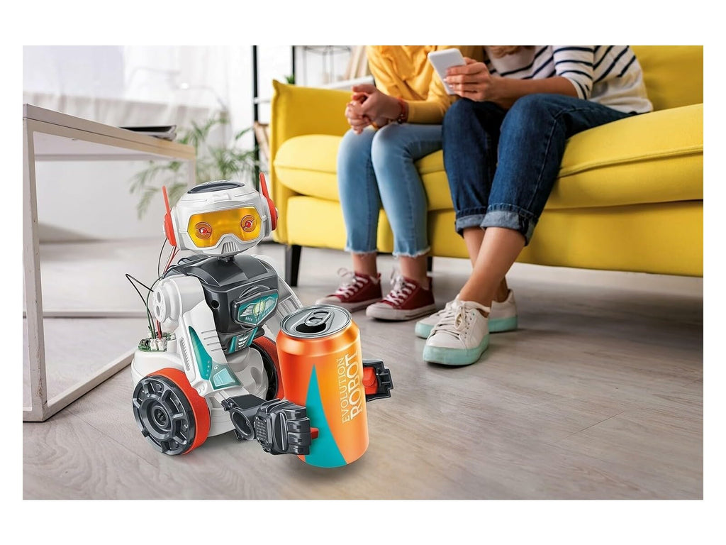 106 Clementoni Evolution Robot 2.0 - Robot para Montar y Jugar, con App dedicada, Robótica Infantil a Partir de 8 años, Juguete en español (55512)
