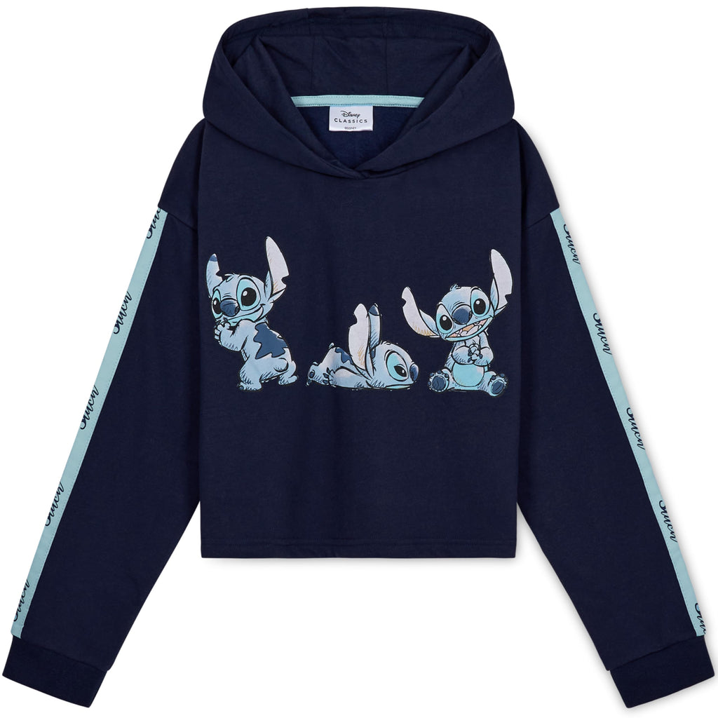 022 Sudadera Niña Disney Stitch, Crop Top Lilo & Stitch (7-14 años)