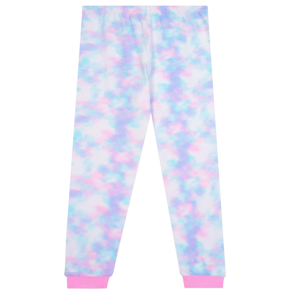 018 Pijama Lilo & Stitch Tie-Dye para Niñas | Talla 9-10 años | Ropa de Dormir Oficial Disney Azul