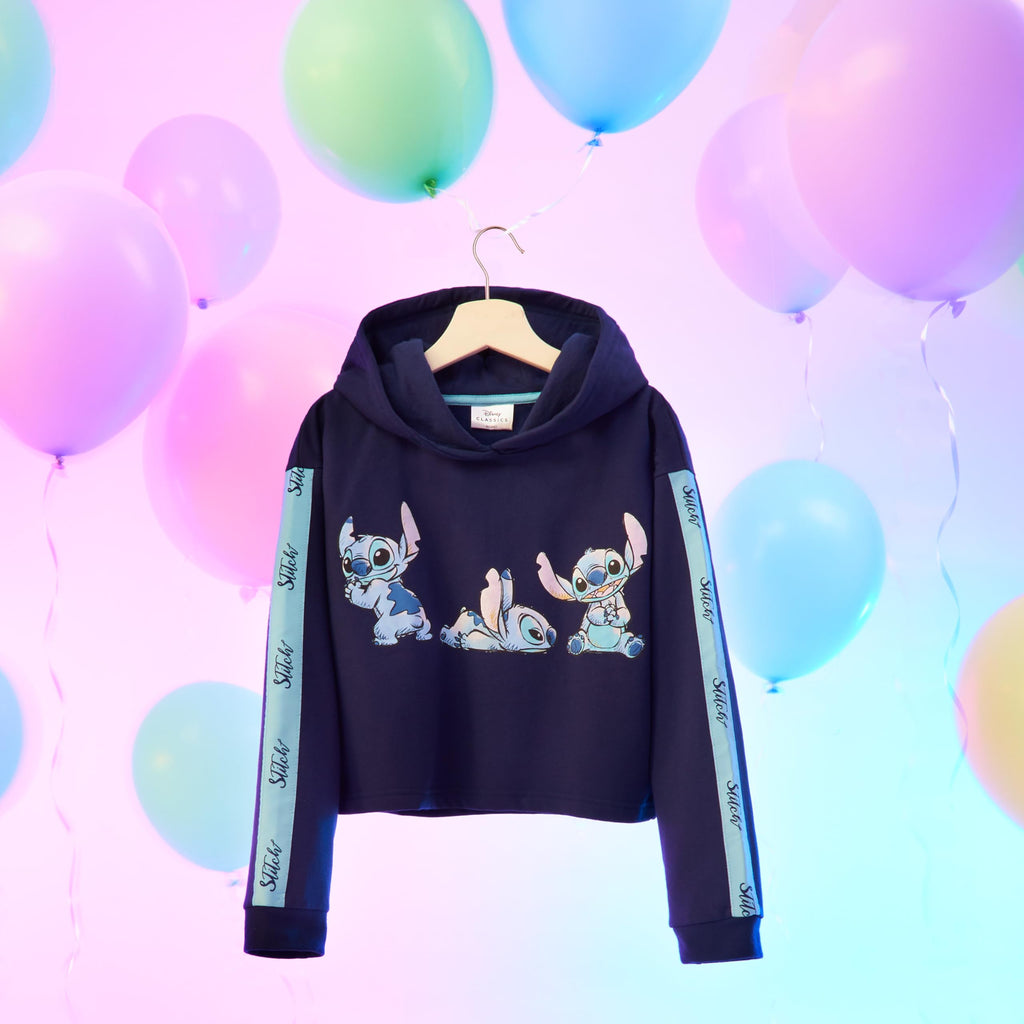 022 Sudadera Niña Disney Stitch, Crop Top Lilo & Stitch (7-14 años)