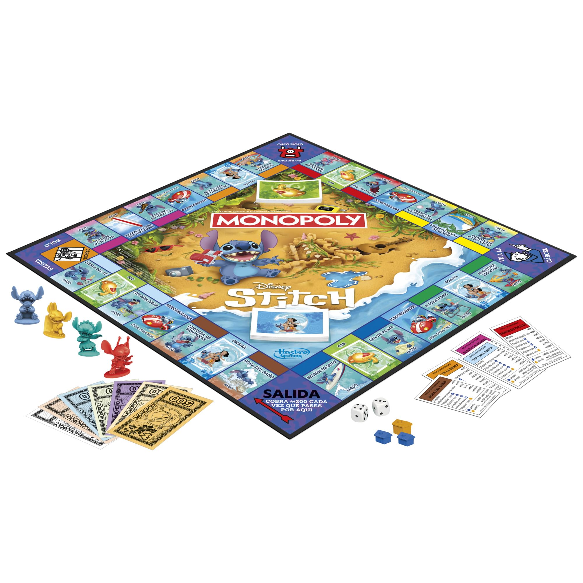 013 Juego de Mesa Monopoly Edición Disney Stitch