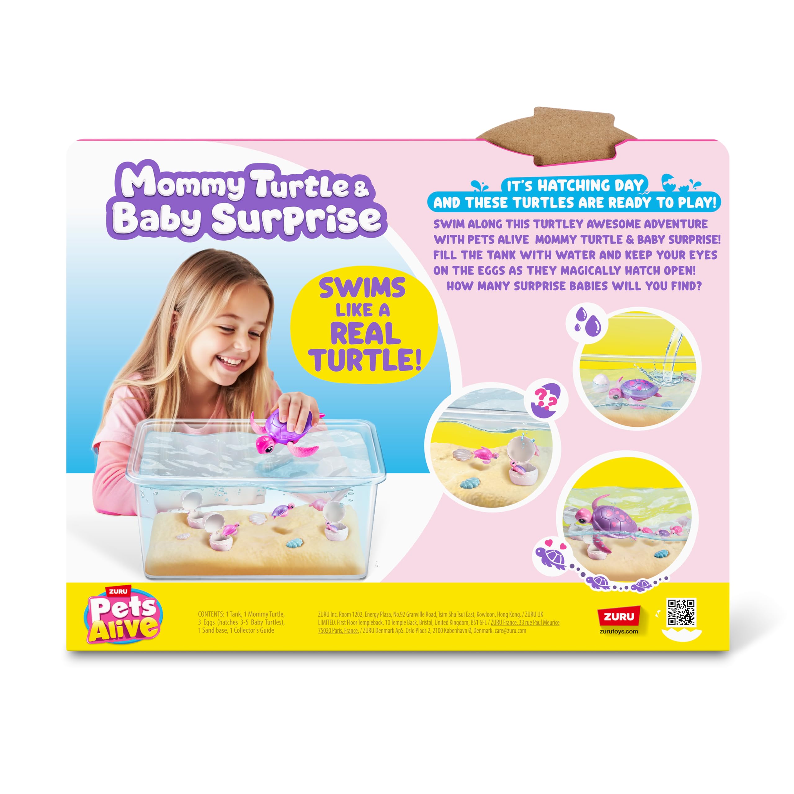 104 Robot acuático Mamá Tortuga de la Marca "Pets Alive"