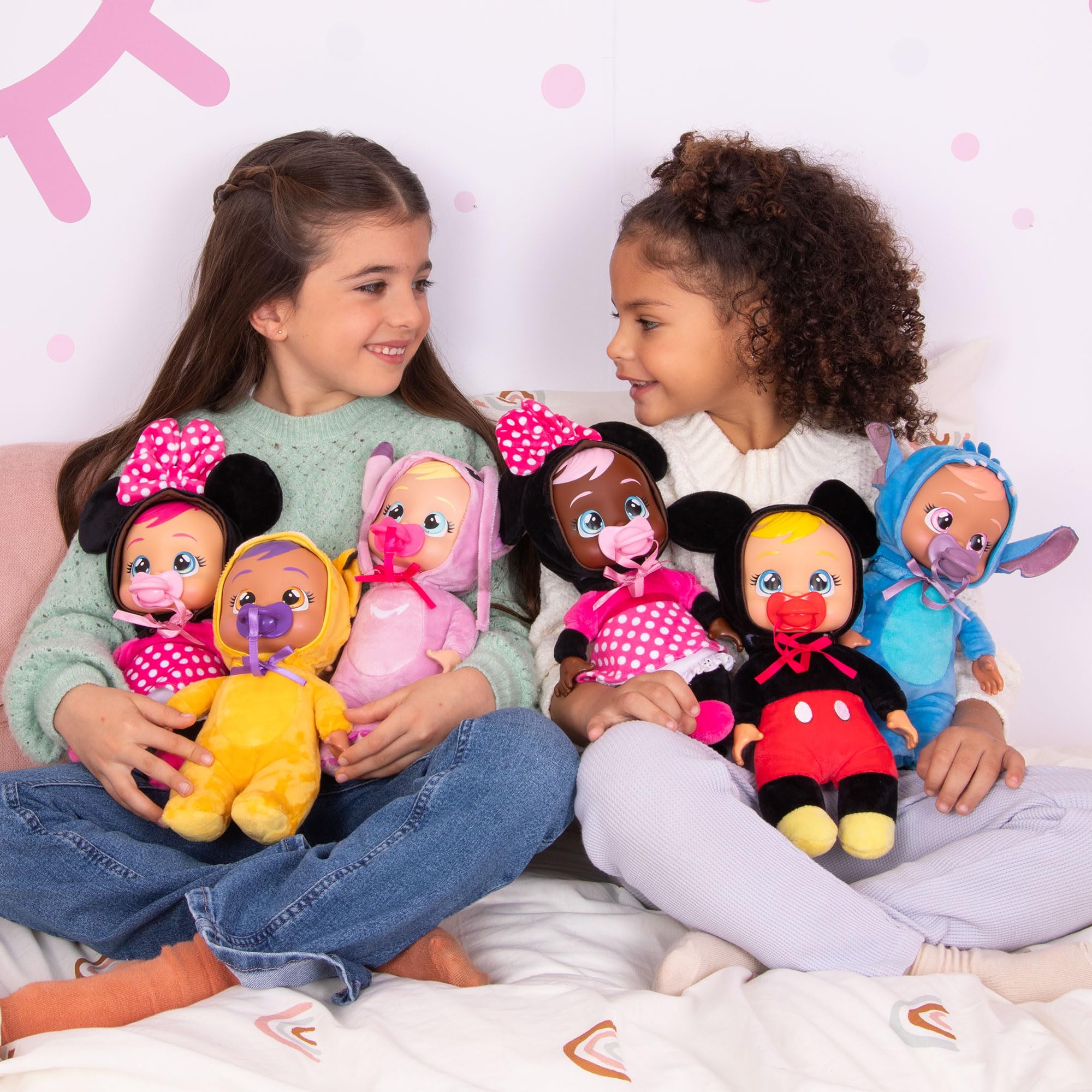 017 Bebé Llorón Stitch de Disney en formato Tiny Cuddles, Llora Lagrimas de Verdad Incluye Pijama Disney