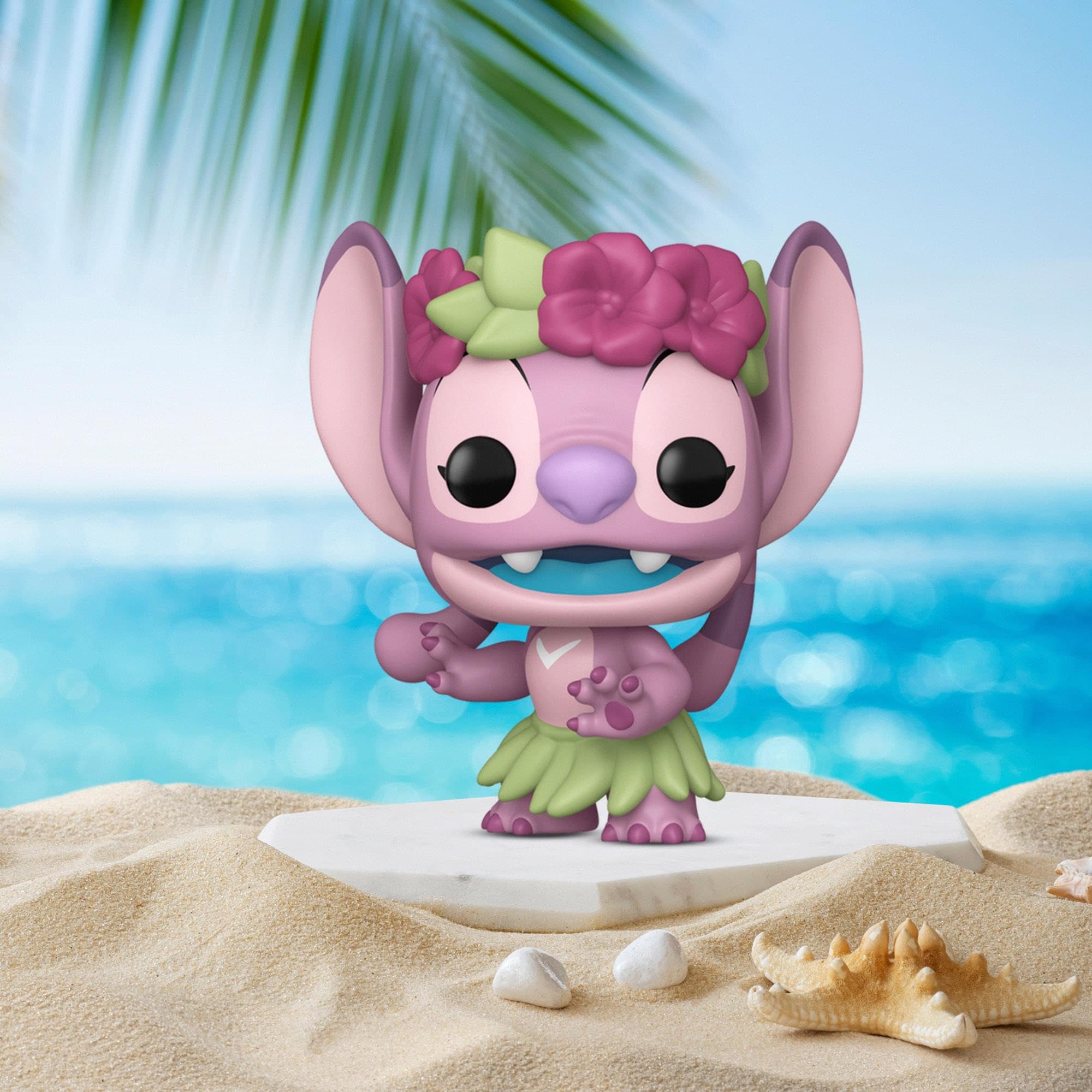 004 Funko Pop! Disney: L&S - Luau Angel - Lilo and Stitch - Figura de Vinilo Coleccionable - Idea de Regalo - Mercancia Oficial - Juguetes para Niños y Adultos - Movies Fans - Muñeco para Coleccionistas