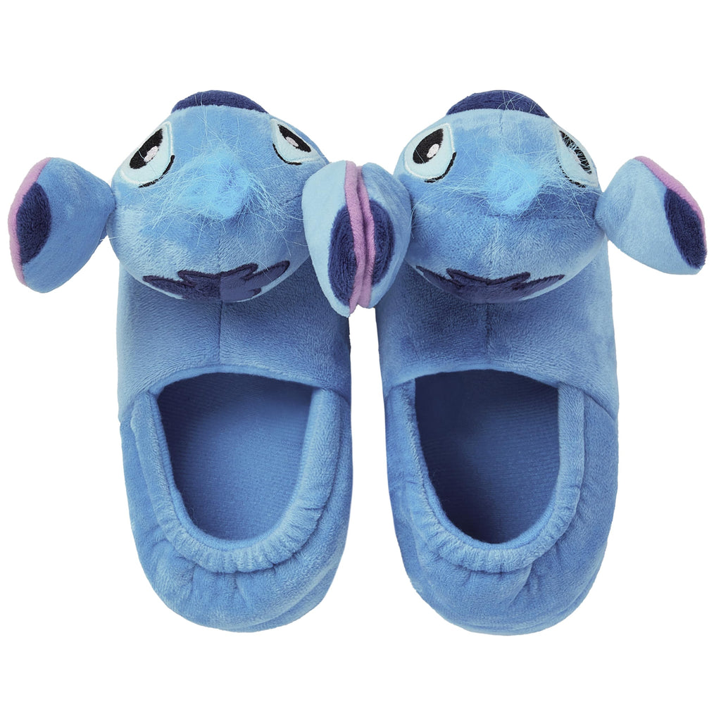 020 Disney Pantuflas Stitch Niña 3D - Zapatillas Casa Lilo y Stitch Azul Talla 32