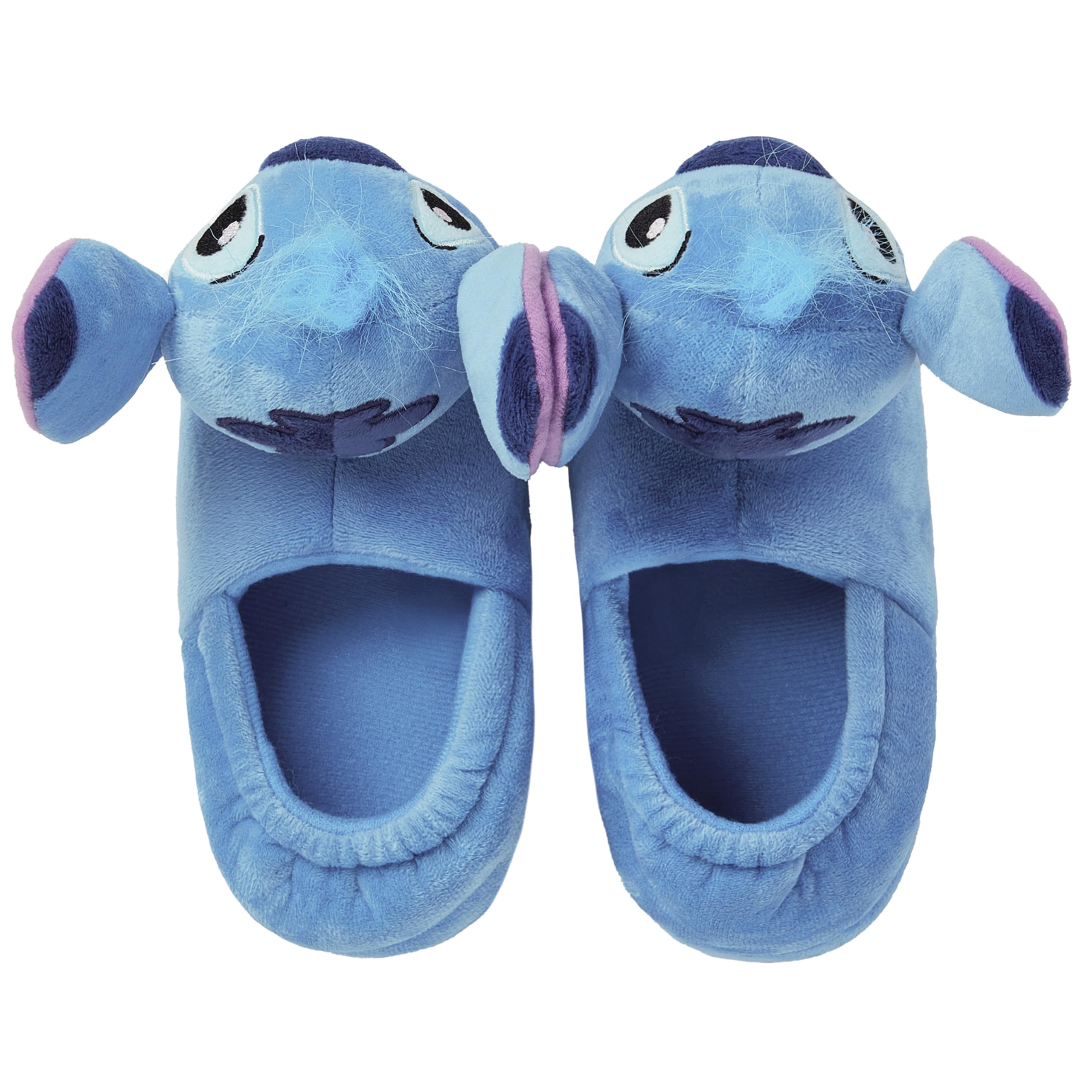 020 Disney Pantuflas Stitch Niña 3D - Zapatillas Casa Lilo y Stitch Azul Talla 32