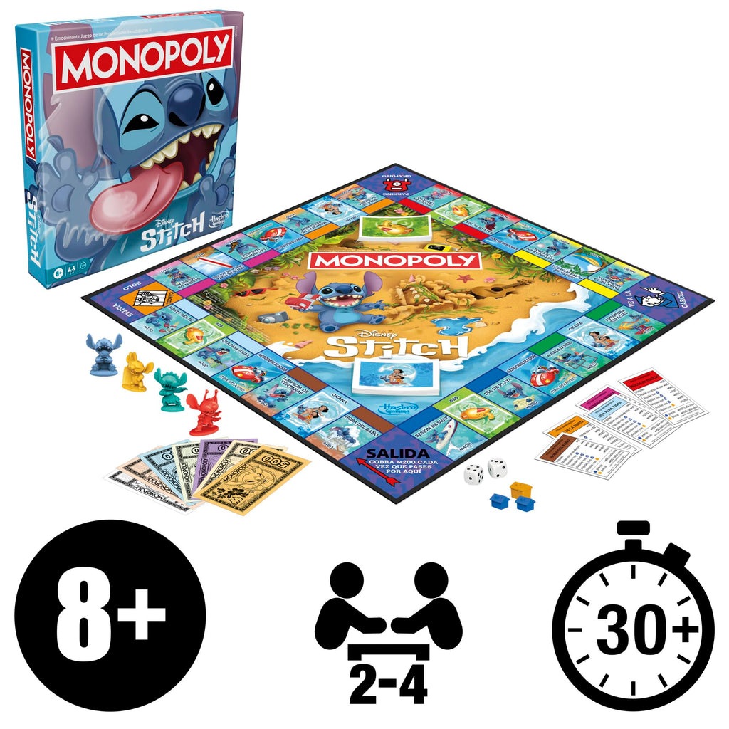 013 Juego de Mesa Monopoly Edición Disney Stitch