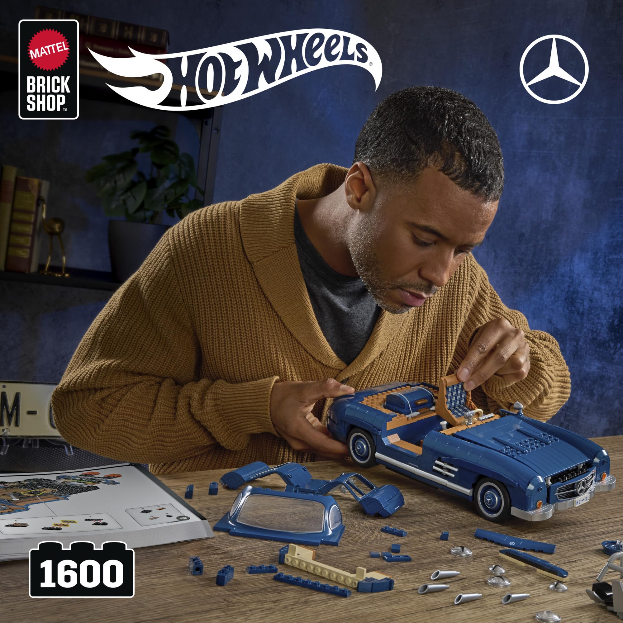 107 Maqueta premium de coche Mercedes-Benz 300 SL de Hot Wheels