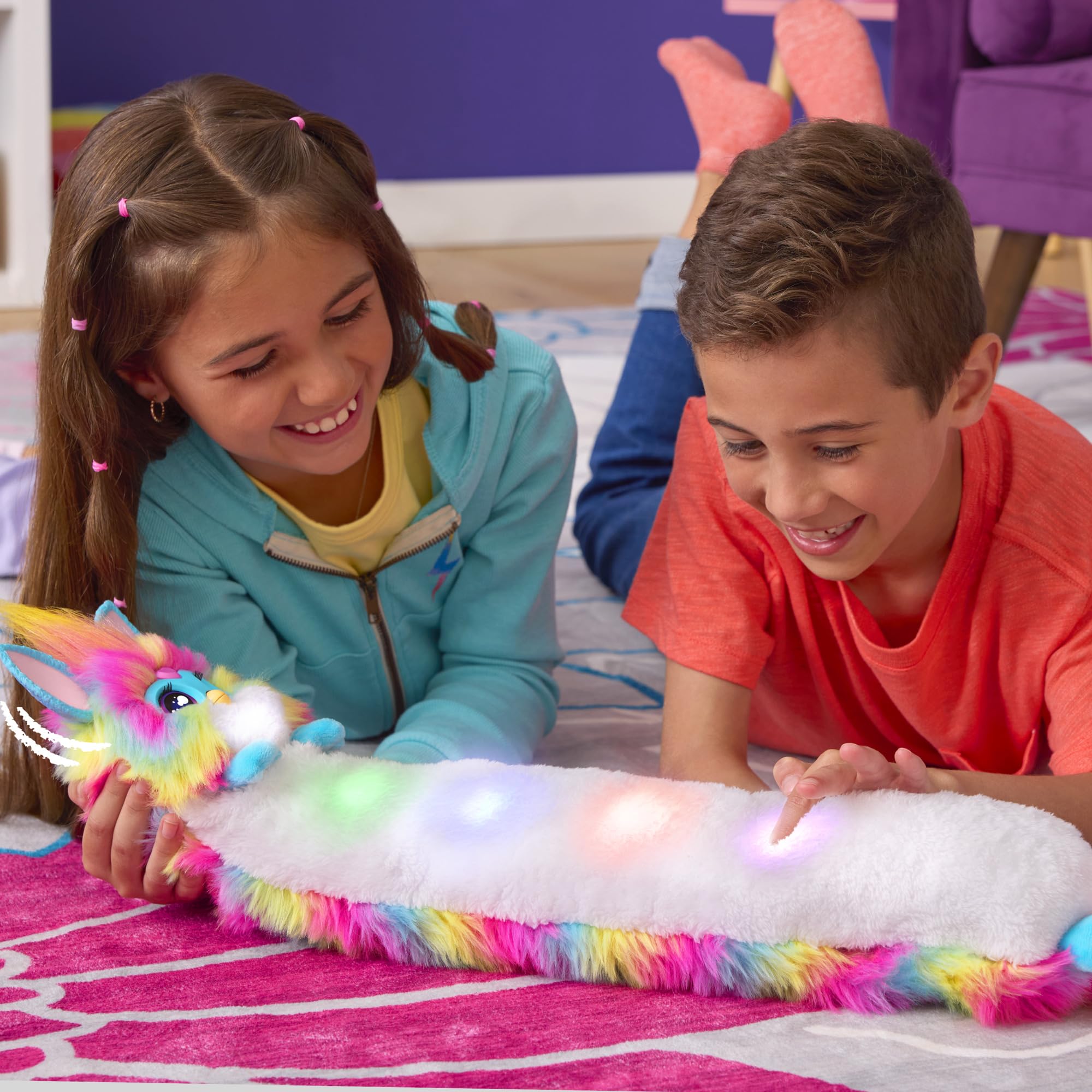 101 DJ Furby – Peluche Interactivo con música, Luces y Juegos – 5 Modos, más de 1.000 Combinaciones – Habla español y furbish – A Partir de 6 años