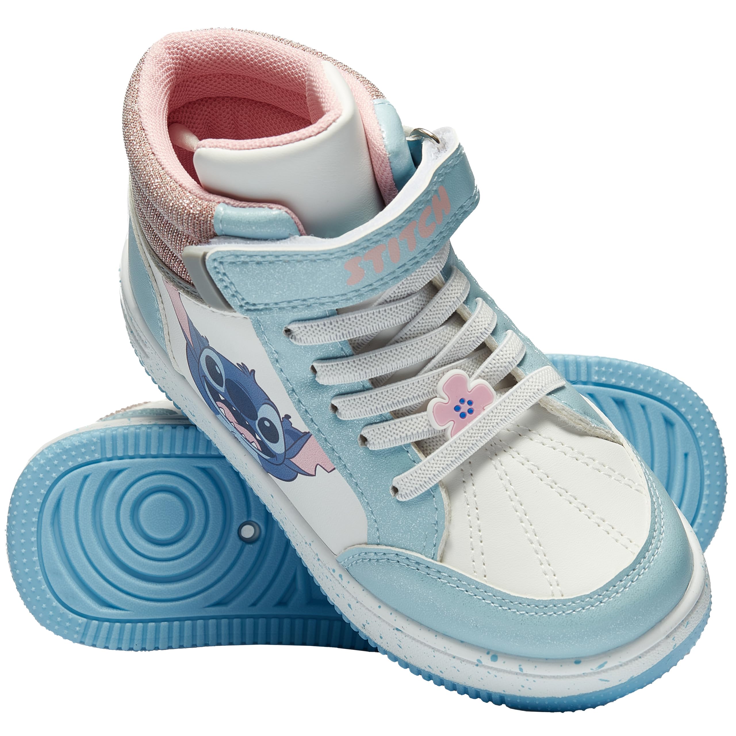 023 Disney Zapatos Niña, Hermosas Zapatillas Niña, Zapatos Lilo Y Stitch, Blanco 33
