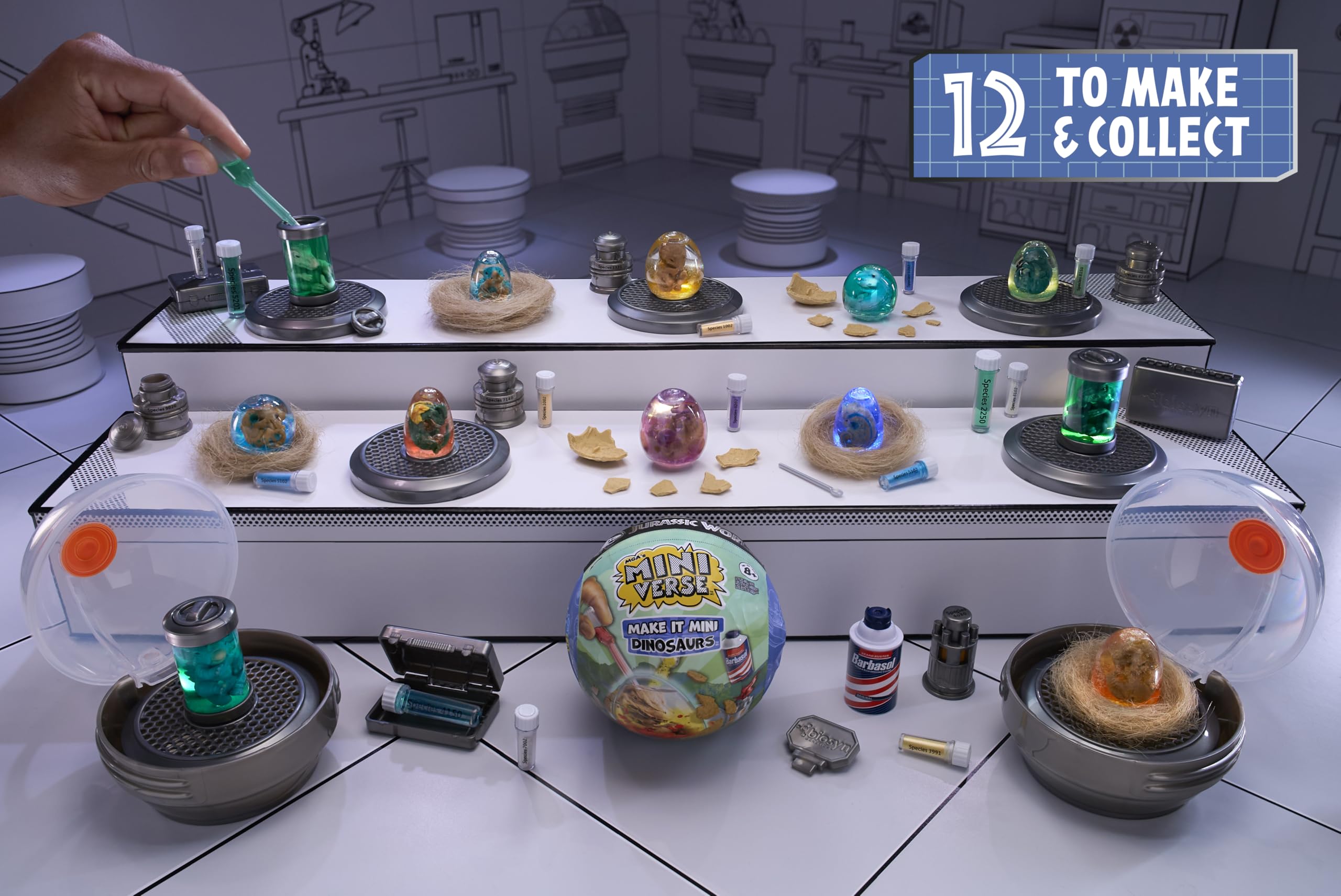 103 Juguete Dinosaurio bebe Make It Mini Dinosaurs. No comestible