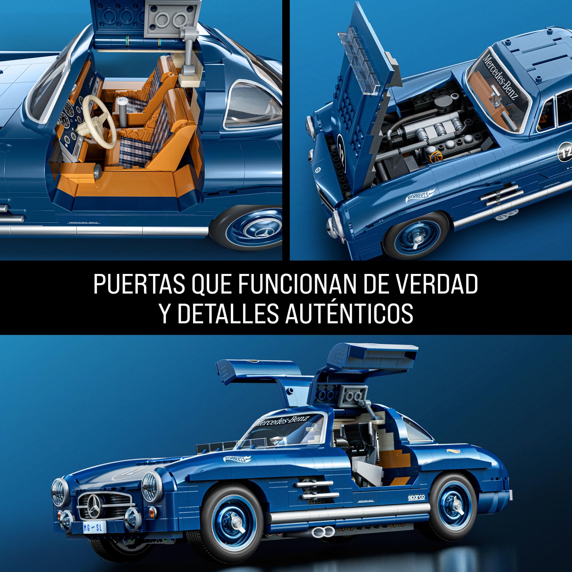 107 Maqueta premium de coche Mercedes-Benz 300 SL de Hot Wheels