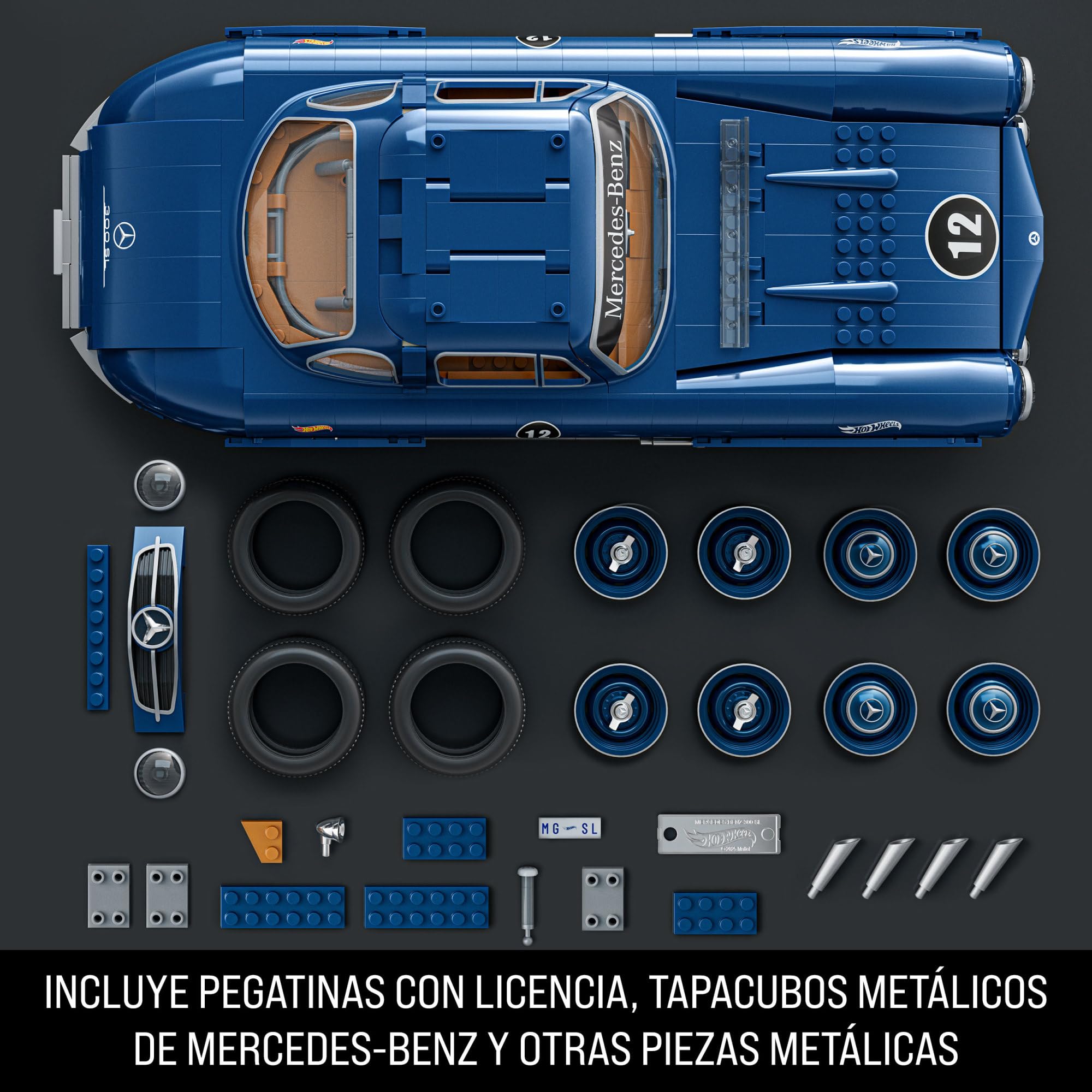 107 Maqueta premium de coche Mercedes-Benz 300 SL de Hot Wheels