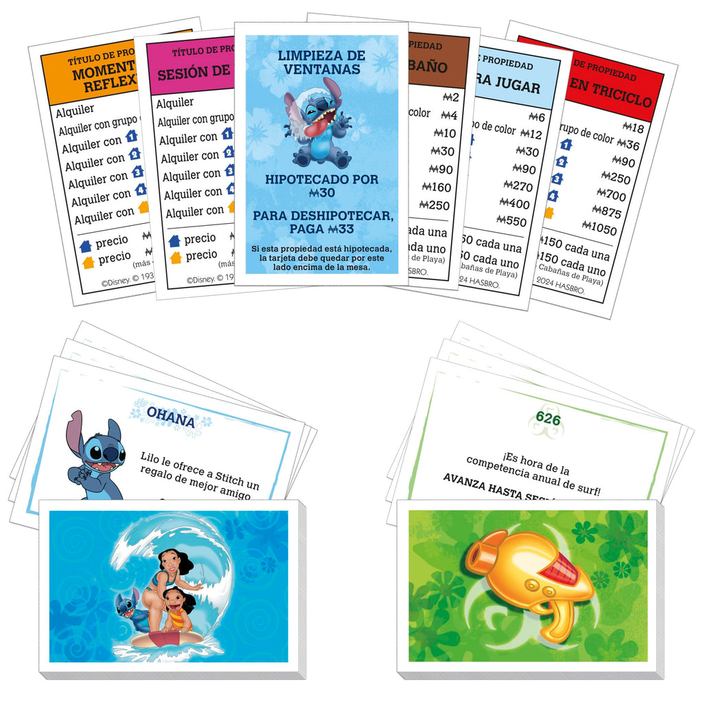 013 Juego de Mesa Monopoly Edición Disney Stitch