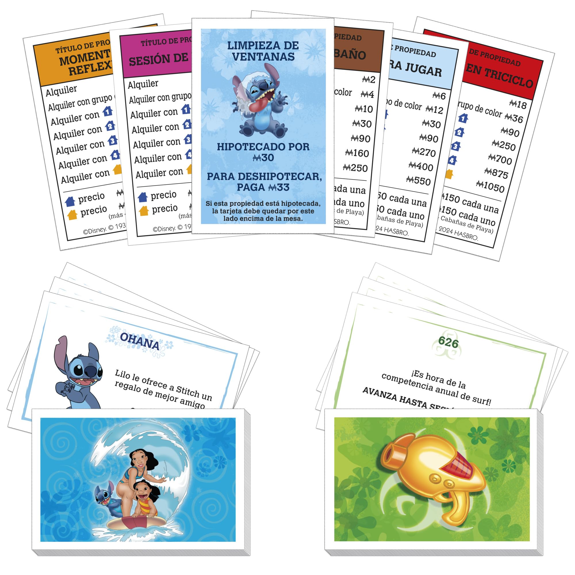 013 Juego de Mesa Monopoly Edición Disney Stitch
