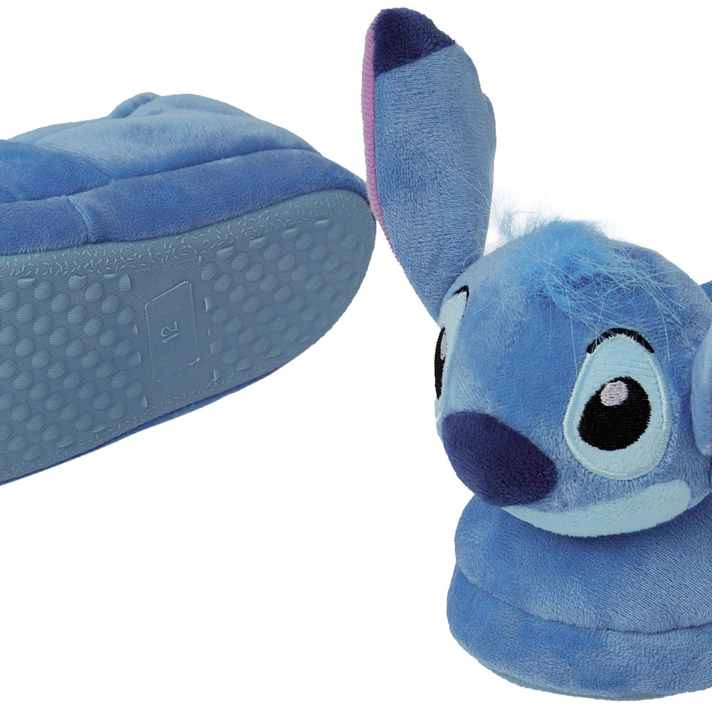 020 Disney Pantuflas Stitch Niña 3D - Zapatillas Casa Lilo y Stitch Azul Talla 32
